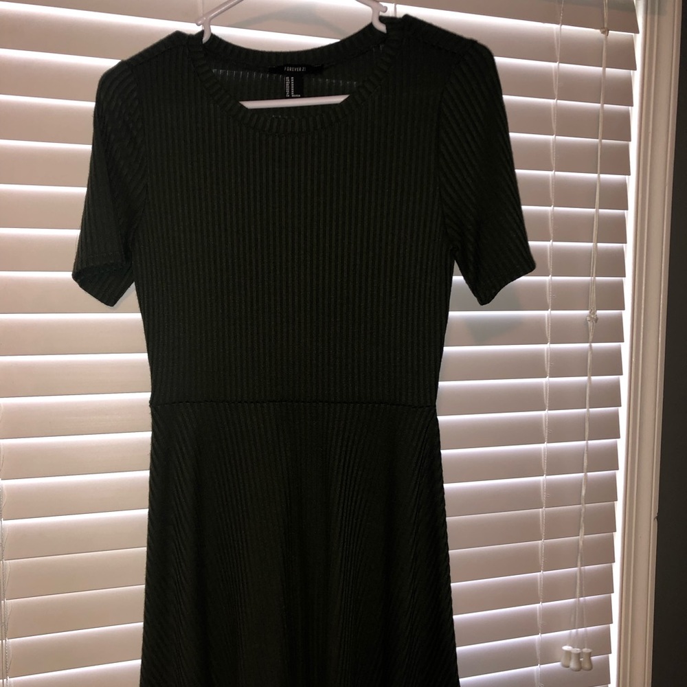 Dark green dress